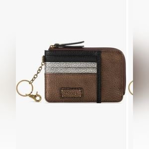 The Sak - Metallic Iris Card Wallet - Bronze/Silver/Black